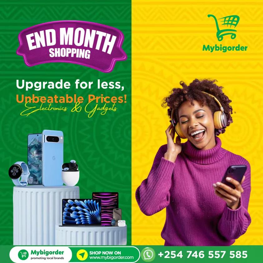 Why wait for Black Friday?
Get end-month offers on chargers, speakers, and smart accessories today at : mybigorder.com/category/elect… . Your next gadget is just a click away. 💻 Shop. Save. Smile. Only at mybigorder.com . The Standard Kenyatta Tuned