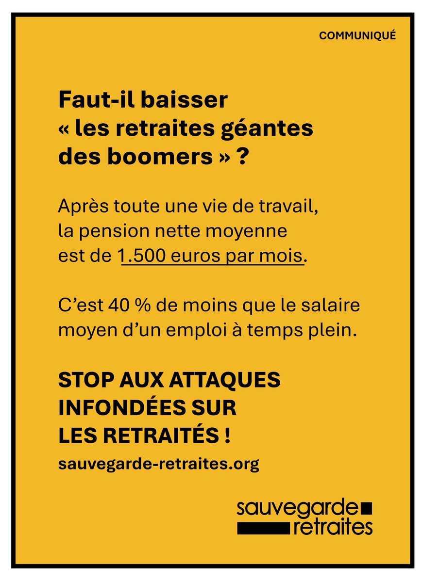 Ce matin dans le Parisien et le Figaro. Les boomers aux retraites géantes profitent des 340 milliards versés par Nicolas pour se payer de la propagande.