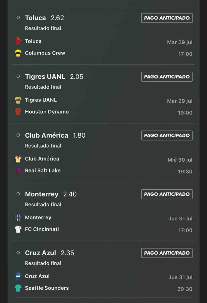 BIYIK__'s tweet image. Mañana empieza la Leagues Cup y nuevo Parley del Pueblo 🫶🏼🥵
Comenzamos 💸💰💵