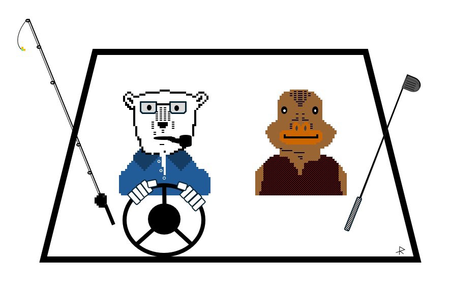 shiftr_art's tweet image. Riding off into the sunset

#excelart #pixelart #polarbear #ducks #gonefishing 

Made in Excel.