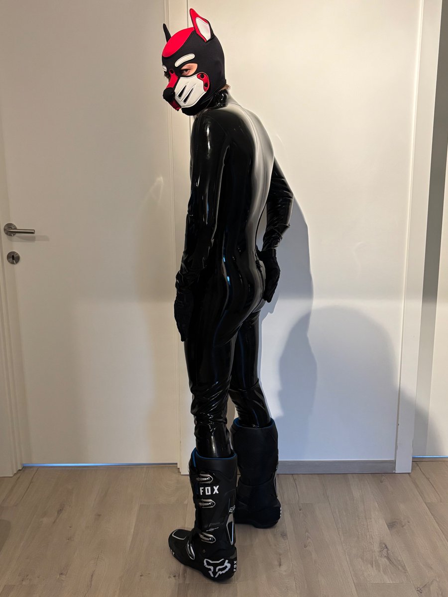 What are you looking at?! 👀

📸: <a href="/Sieberr15/">Sieberr 🔜 Folsom Berlin 2025 , ...</a> 

#rubber #rubberpuppy #latex #latexpuppy