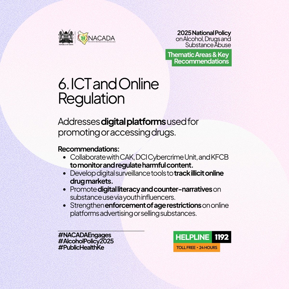 🚨 DIGITAL DRUG DEALERS – WE SEE YOU! 🨀

Your phone shouldn’t be a gateway to addiction!

The National Alcohol Policy 2025 is proposing cracking down on:
📱 Underground drug markets on social media
🔞 Predatory online promotion to youth
🛒 Illicit sales through digital platforms