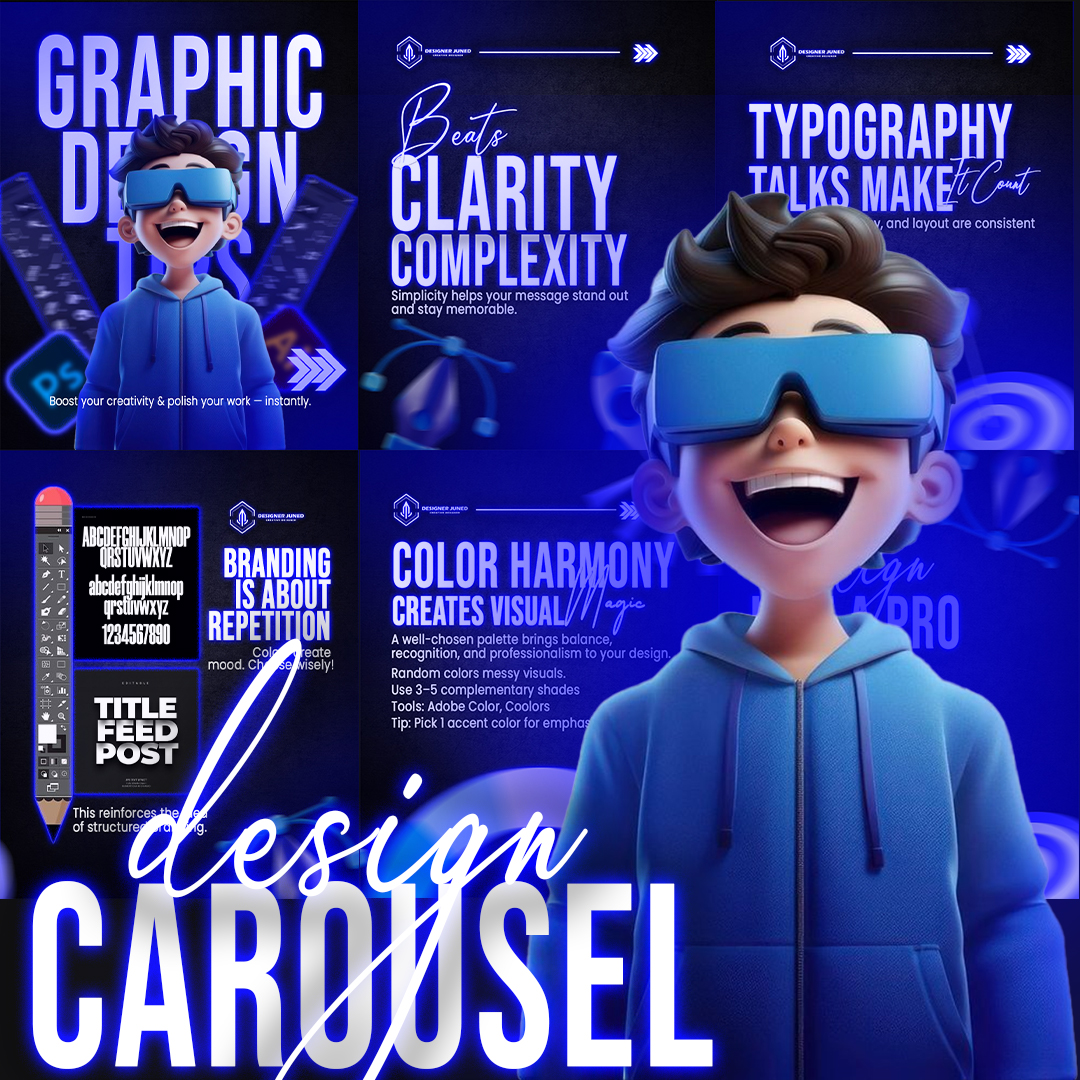 graphixash's tweet image. 🎡 Stand Out with Carousel Design!
Want to tell a story, showcase your brand, or boost engagement? 🎯 Carousel designs are the perfect way to do it — swipeable, stylish, and super scroll-stopping! 📲✨
Level up your content game today! 💡🎨
#CarouselDesign #SwipeToSee #GraphicDes