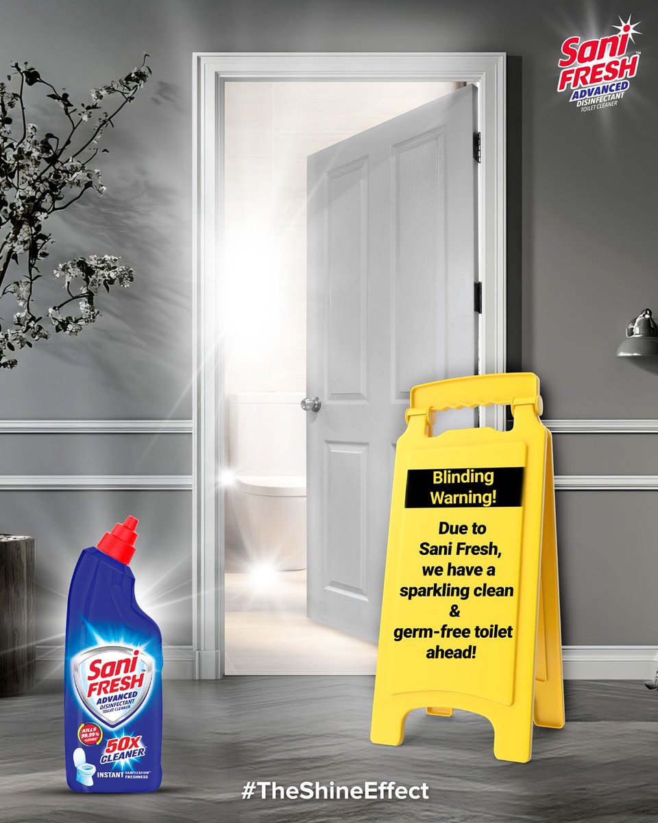 SaniFreshIndia's tweet photo. Shine level: Unmatched.
Embarrassment level: Zero.

#BathroomGoals #TheShineEffect https://t.co/opIjv25JHl