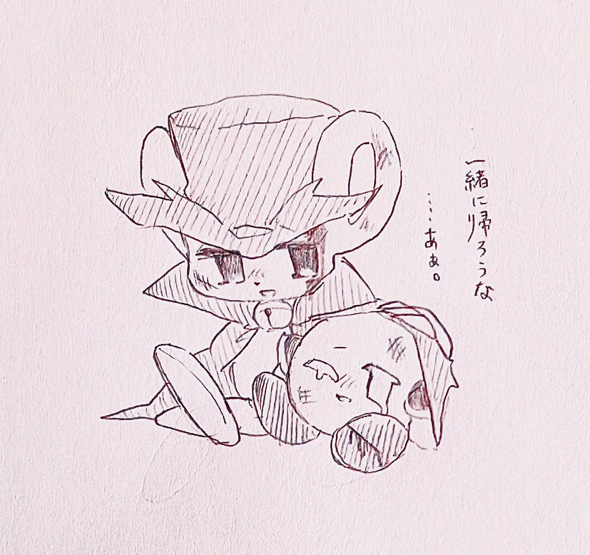 Nem_omsb's tweet image. 叶わないけど(🐭🦇)