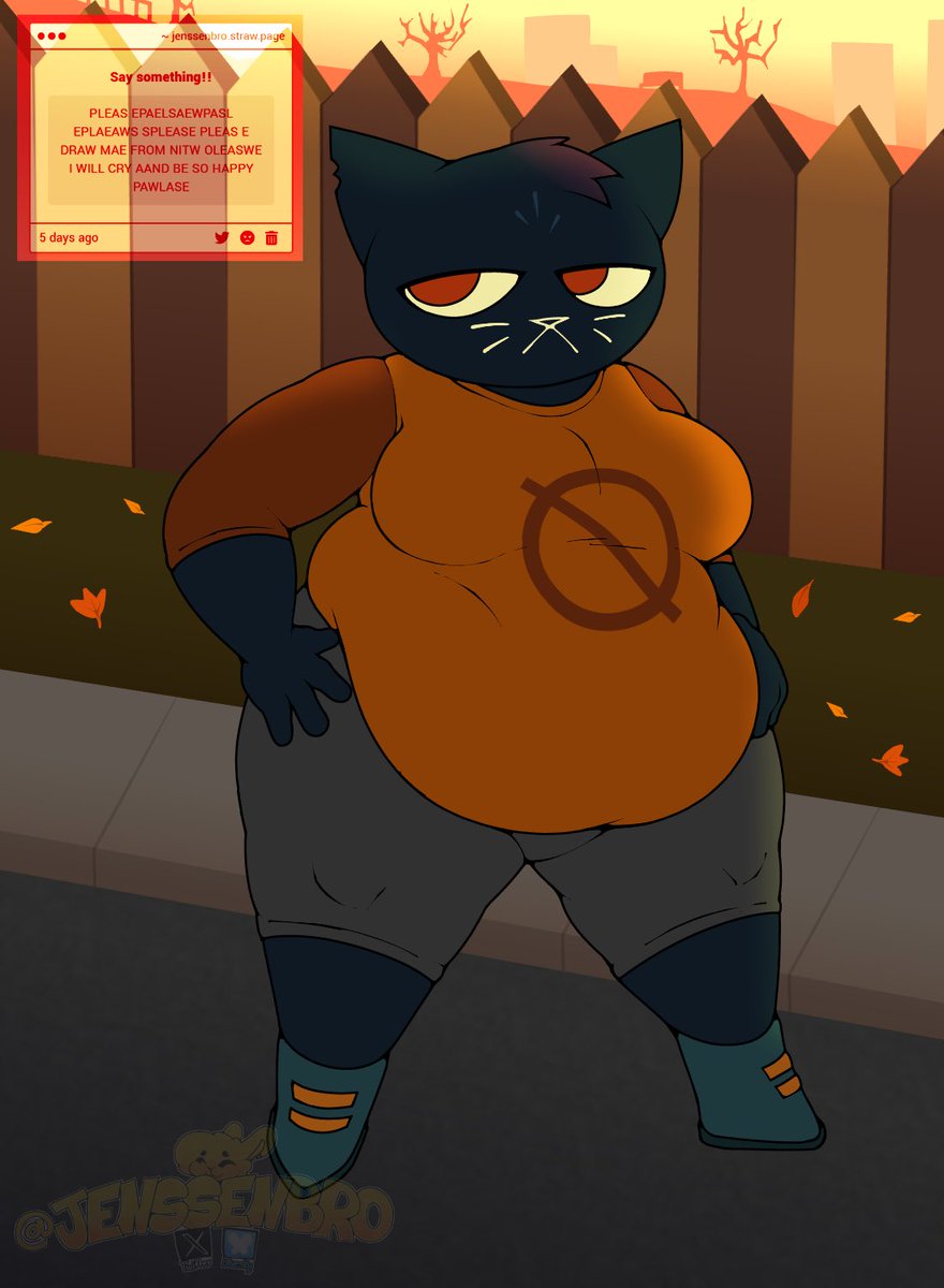 Mae from Night in the Woods! 🍂
(strawpage suggestion)