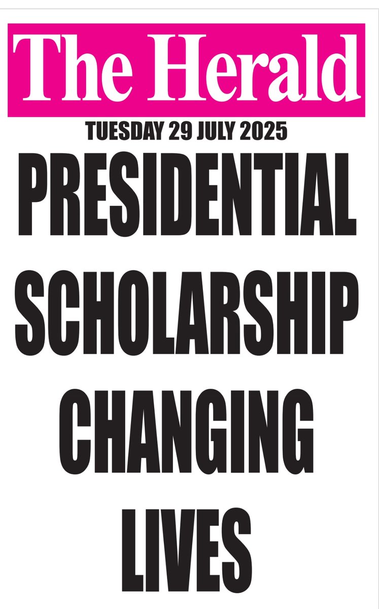 Blessed morning! As usual, get yourself <a href="/HeraldZimbabwe/">The Herald Zimbabwe</a> copy and feast.