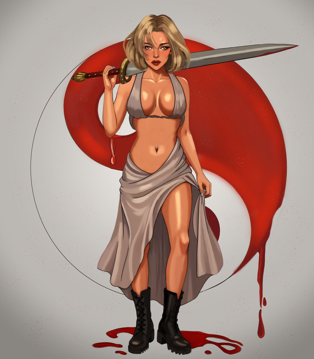 Just 3 Ed left of " Hunter" 
14.5 XTZ 

What do you think about my new art?
It's 💯 percent hand drawn. 

objkt.com/tokens/KT18nH1…

#handdrawn #digitalpainting #roznftart