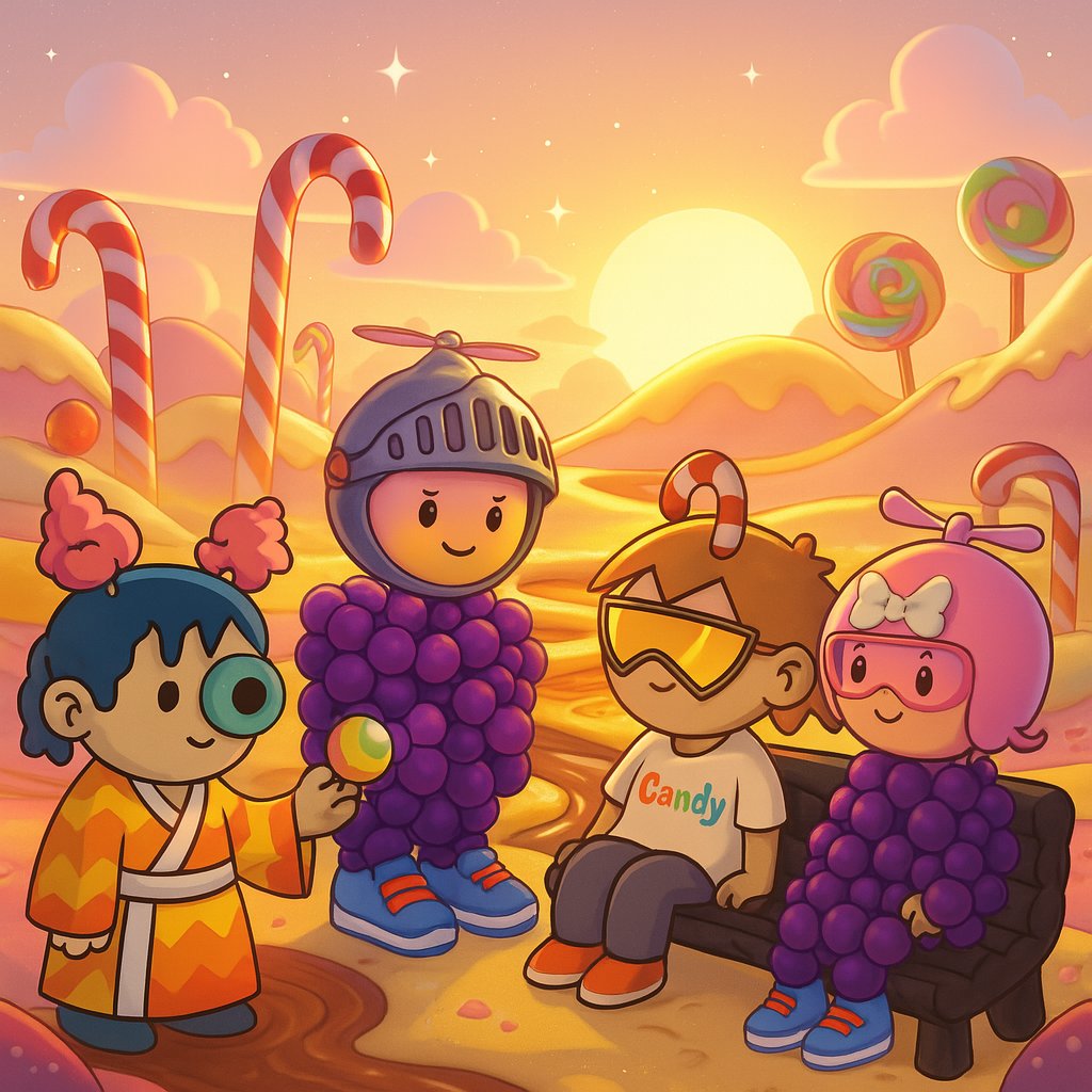 GM <a href="/Aptos/">Aptos</a> fam! 🍬
Looks like someone sweet just arrived.

Welcome to Aptos, <a href="/Imaginary_Ones/">Imaginary Ones | Bubio.ai</a>!