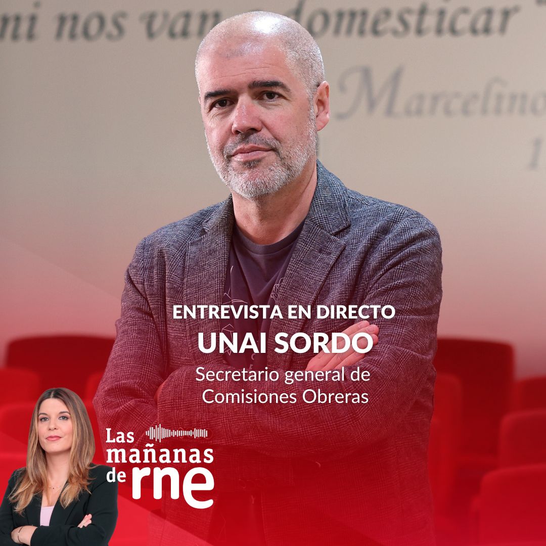 LasMananas_rne's tweet image. Hoy 👇🏻
Entrevista a @UnaiSordo, secretario general de @CCOO
A partir de las 9:00 con @lhermoso_ ➡️rtve.es/rneaudio