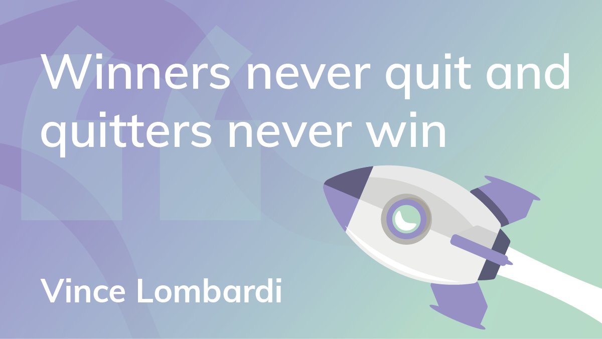 LeadGenera's tweet photo. "Winners never quit and quitters never win."

- Vince Lombardi https://t.co/gZMhkuhhNJ