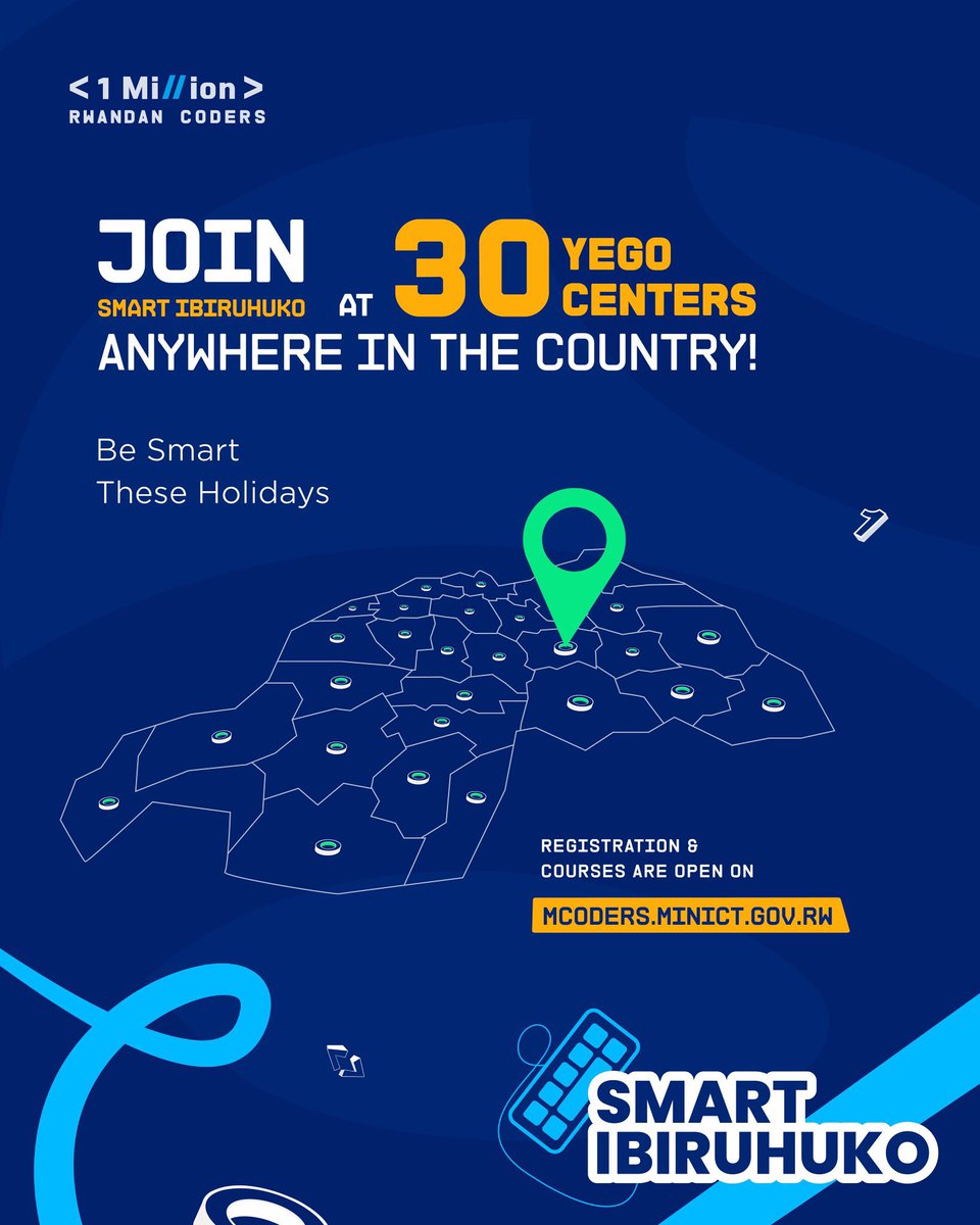 ⚡️Attention Young People, Take This Opportunity.

This holiday, make it count join Smart Ibiruhuko at any of the 30 youth centers across the country and start building your future TODAY.

It’s your time to learn new skills, explore technology, and prepare for a brighter future.