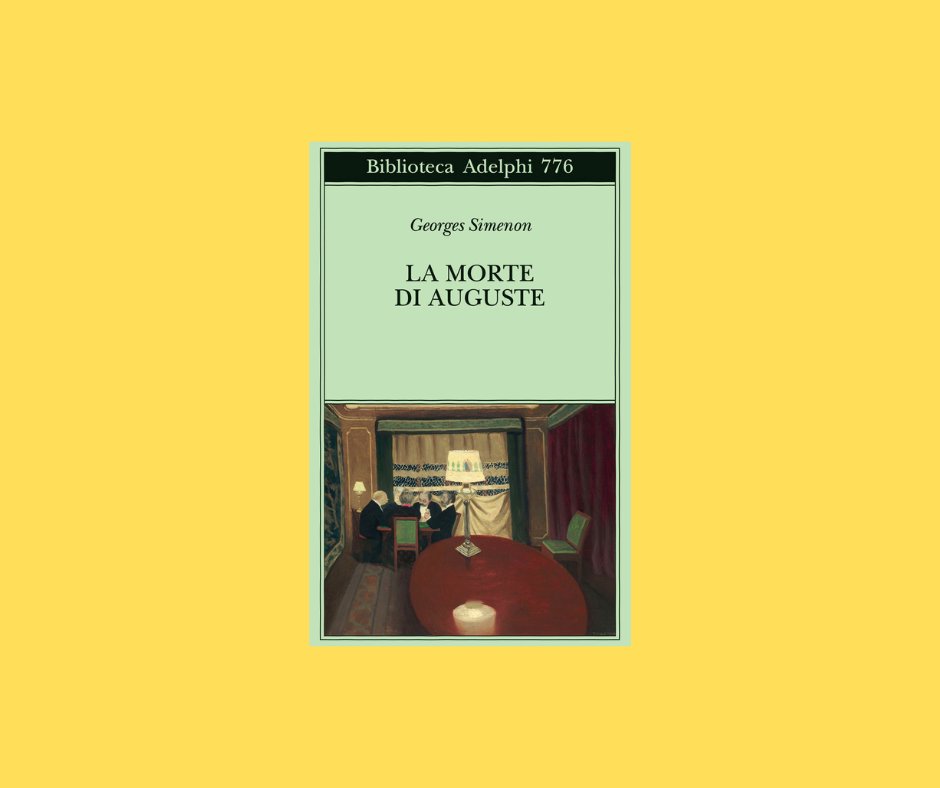 LuciaLibri (@lucialibri) on Twitter photo Nessun testamento dopo la morte del proprietario di un famoso ristorante di Parigi, ma risentimenti e menzogne tra i figli che Georges Simenon evoca ne “La morte di Auguste”, per la prima volta in italiano grazie ad <a href="/adelphiedizioni/">Adelphi Edizioni</a>
Scrive <a href="/vcalzolaio/">Valerio Calzolaio</a>
lucialibri.it/2025/07/29/sim… Nessun testamento dopo la morte del proprietario di un famoso ristorante di Parigi, ma risentimenti e menzogne tra i figli che Georges Simenon evoca ne “La morte di Auguste”, per la prima volta in italiano grazie ad <a href="/adelphiedizioni/">Adelphi Edizioni</a>
Scrive <a href="/vcalzolaio/">Valerio Calzolaio</a>
lucialibri.it/2025/07/29/sim…