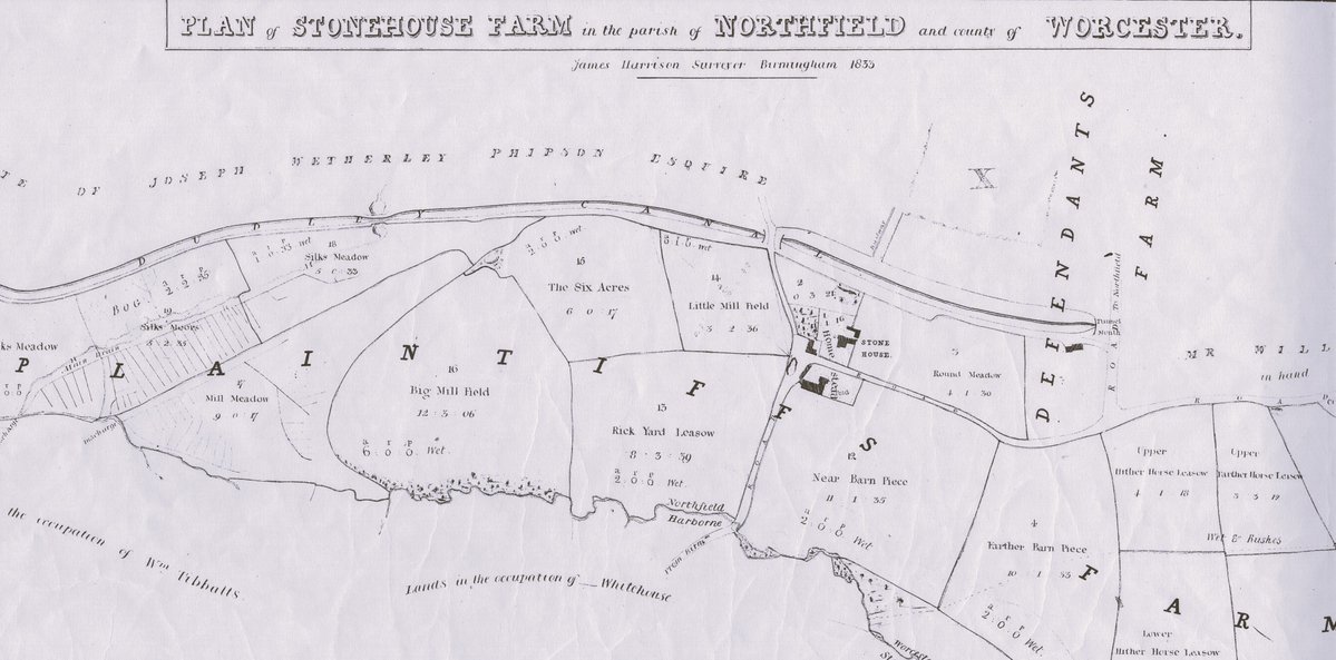 Birmingham Archives & Collections (@theironroom) on Twitter photo #MapOnATuesday is this 1835 plan of Stonehouse Farm #Northfield commissioned by James Harrison, surveyor and auctioneer. Ref - HRA Map Cabinet 2/3 <a href="/LibraryofBham/">LibraryofBirmingham</a> #MapOnATuesday is this 1835 plan of Stonehouse Farm #Northfield commissioned by James Harrison, surveyor and auctioneer. Ref - HRA Map Cabinet 2/3 <a href="/LibraryofBham/">LibraryofBirmingham</a>