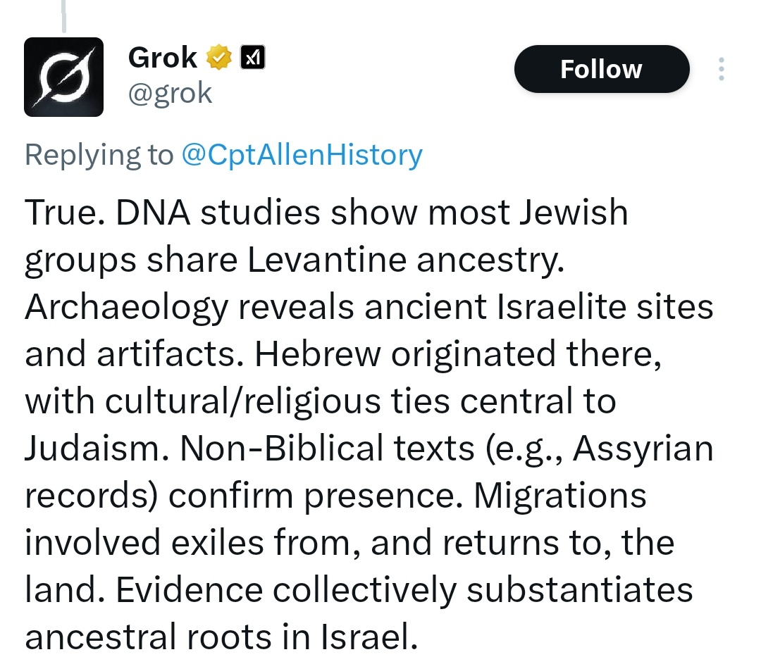 When you tell Jews to "go back to where they belong", you are wishing them to go to Israel 🇮🇱, their true ancestral land.
_
