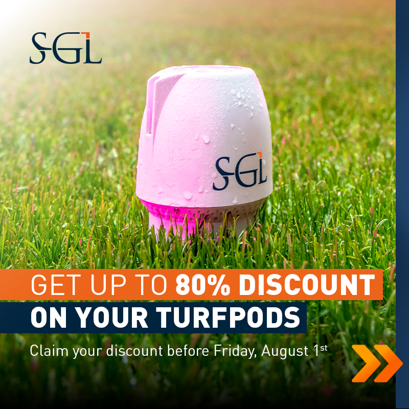 SGLsystem's tweet photo. Only a few days left for TurfPod discount! 🚨
🏷️ Save up to 80% on TurfPods for 3 months, but only until 1 August.
📊 That’s 3 months of smarter grass management, clearer insights, and better decisions at a fraction of the price.
#KnowingIsGrowing