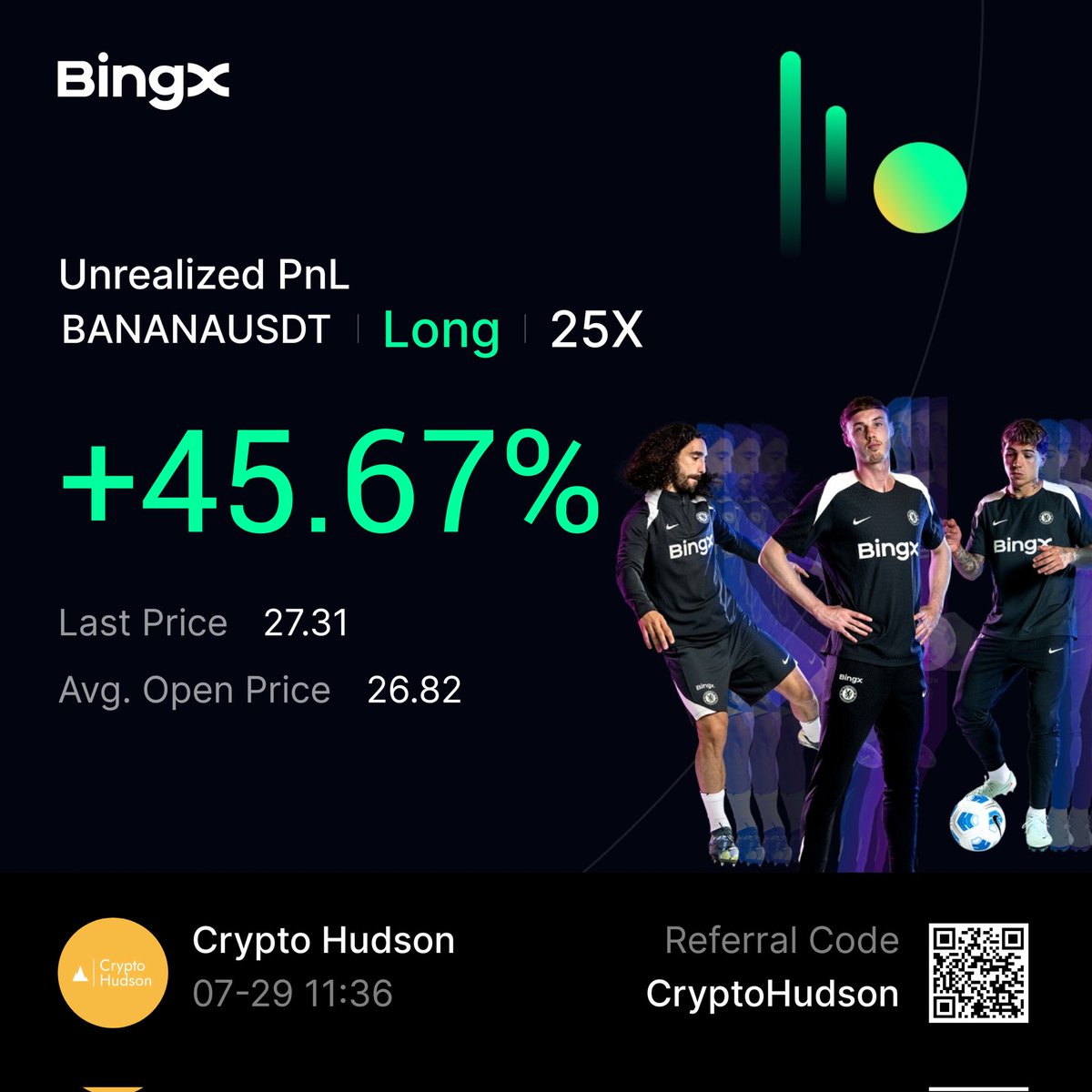 cryptohudson851's tweet photo. $BANANA

Tp 1 here 💥 https://t.co/WoCfvtEHnh