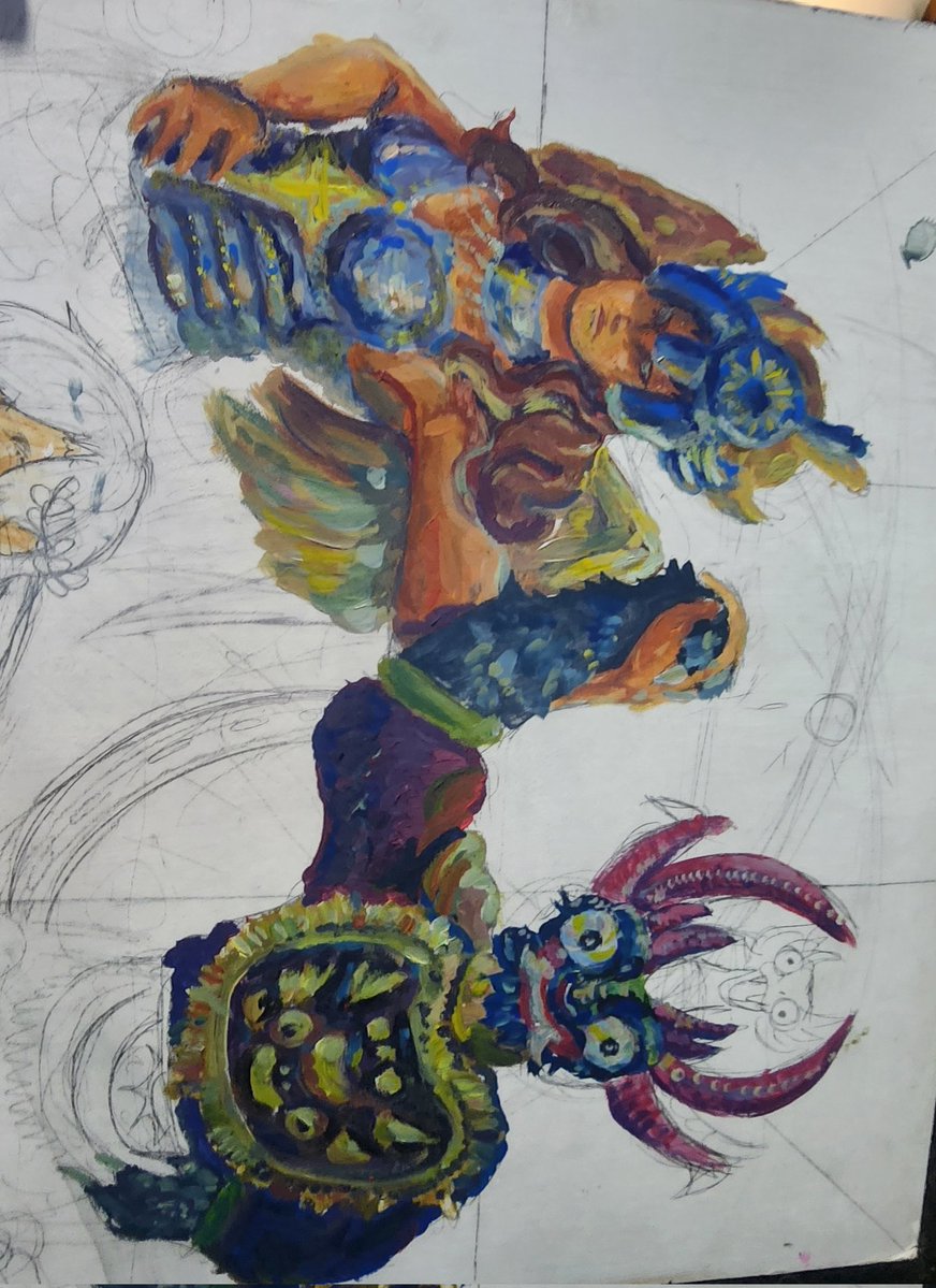 Shogosth_artt's tweet image. Pintar en la cama es un dolor de huesos horrible, pero ya voy avanzando (y bastante rápido diría yo)