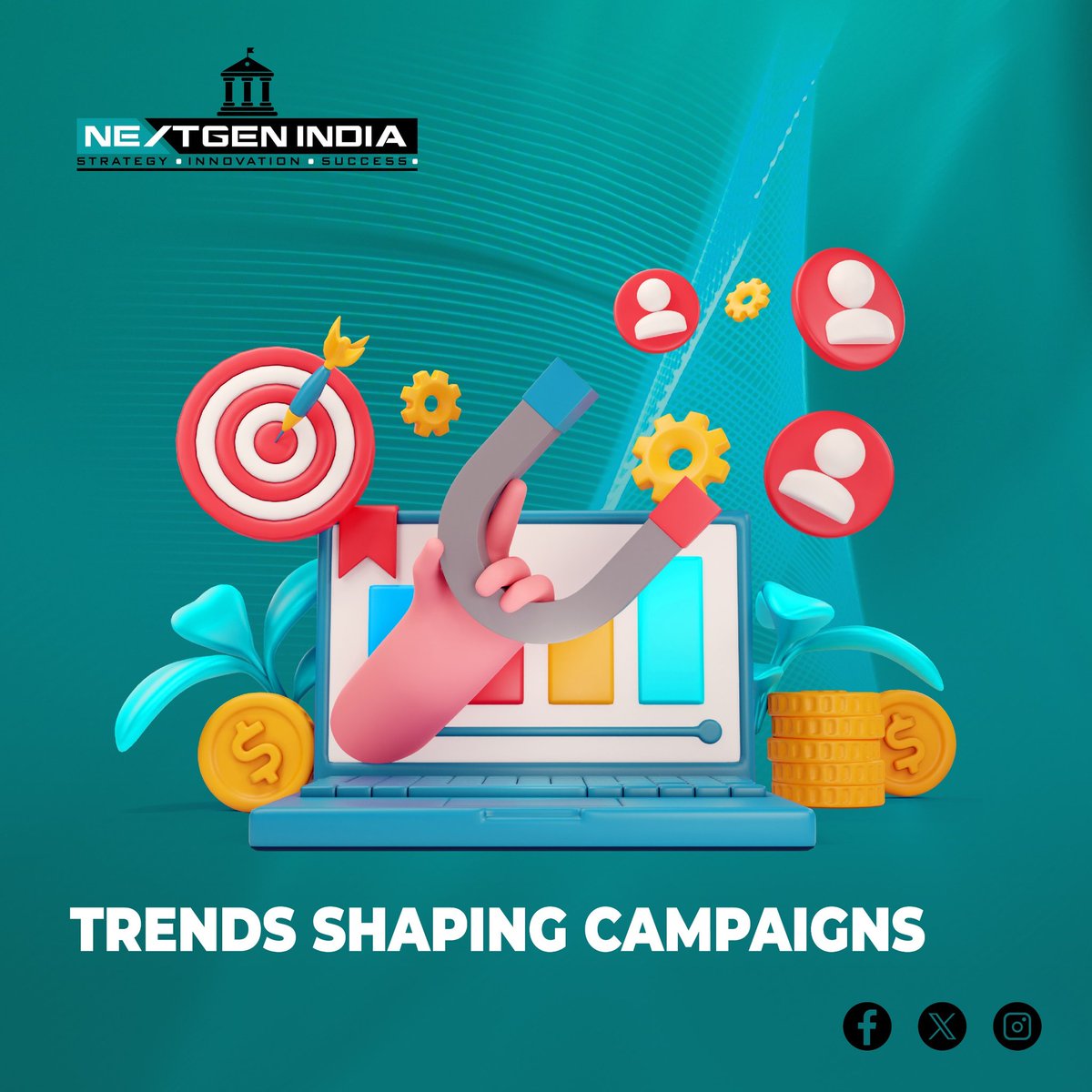 nextgenindia24's tweet image. Elections evolve, and so should your strategy.
We spotlight 3 game-changing trends that will define winning campaigns in the coming years.

🔮 Think ahead. Lead the change.
#CampaignTrends #FuturePolitics #NextGenIndia