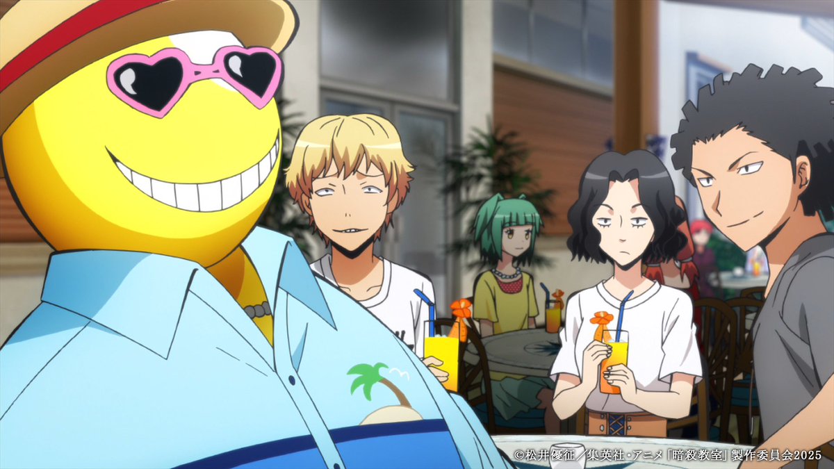 TVアニメ「暗殺教室」再放送🐛🏝 🌟第17話【島の時間】本日放送