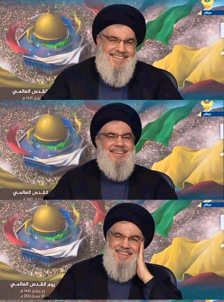 بكل بساطة ووضوح
نحن نُحب من يُحب نصرالله ونبغض من يبغضه💛