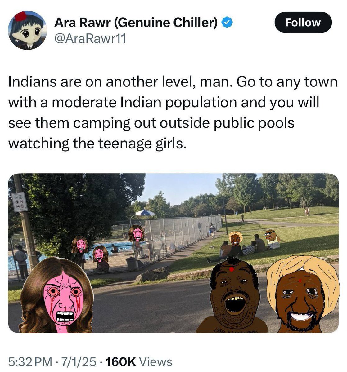 Pajeet2000's tweet image. Disturbing behaviour