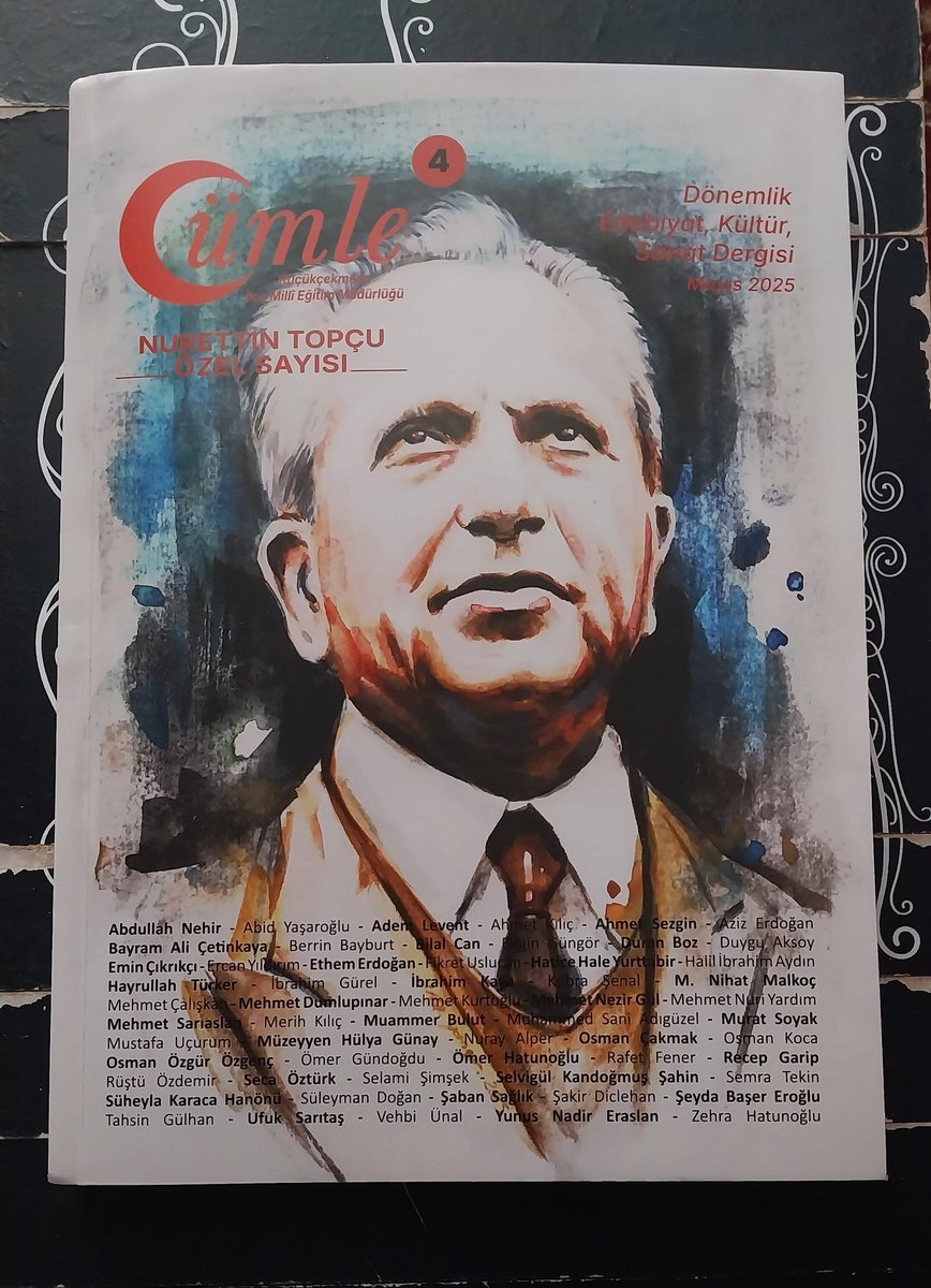 Küçükçekmece İlçe Milli Eğitim Müdürlüğü tarafından yayımlanan CÜMLE dergisi Nurettin Topçu özel sayısı adresimize ulaştı. Güzel emek, kaynak niteliğinde güzel bir eser... Bu çalısma için emek veren dostlara selâm olsun. Bereketli okumalar dileriz.

29 Temmuz 2025