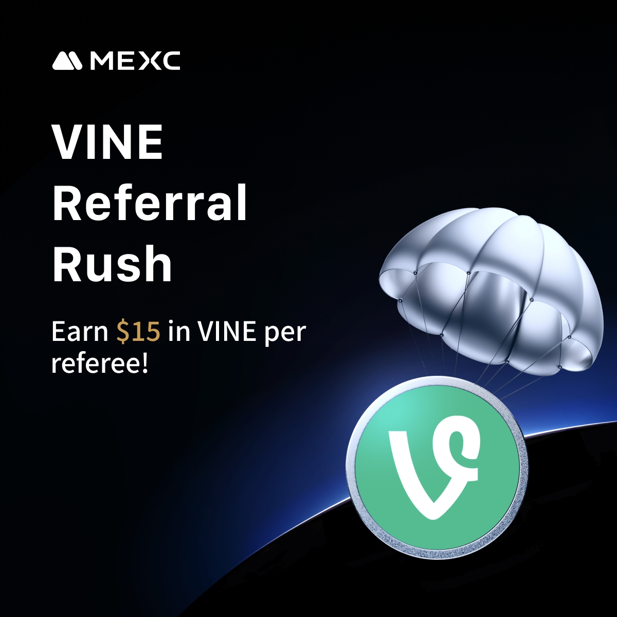 🥳VINE Referral Rush – Europe &amp; English-speaking Exclusive

📅 July 29 – August 2, 2025
🔥Event Highlights🔥
✨Earn 15 USDT in VINE for each successful EFTTC referral.
✨The more you invite, the more rewards you get!
👉Join here： mexc.com/campaigns/vine…
❓How to join：