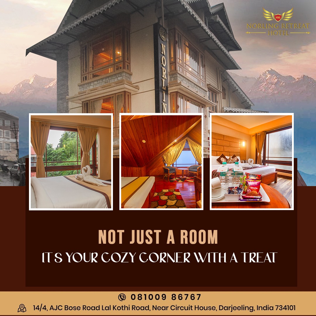 group_nrs's tweet photo. It’s your cozy corner with a treat!
At NRS Norling Retreat, every stay wraps you in warmth and welcomes you with comforting amenities and delightful snacks. 
Come, unwind where comfort meets care — your perfect escape awaits in Darjeeling.
#NRSNorlingRetreat #CozyCorner https://t.co/f2hAGHUvSe