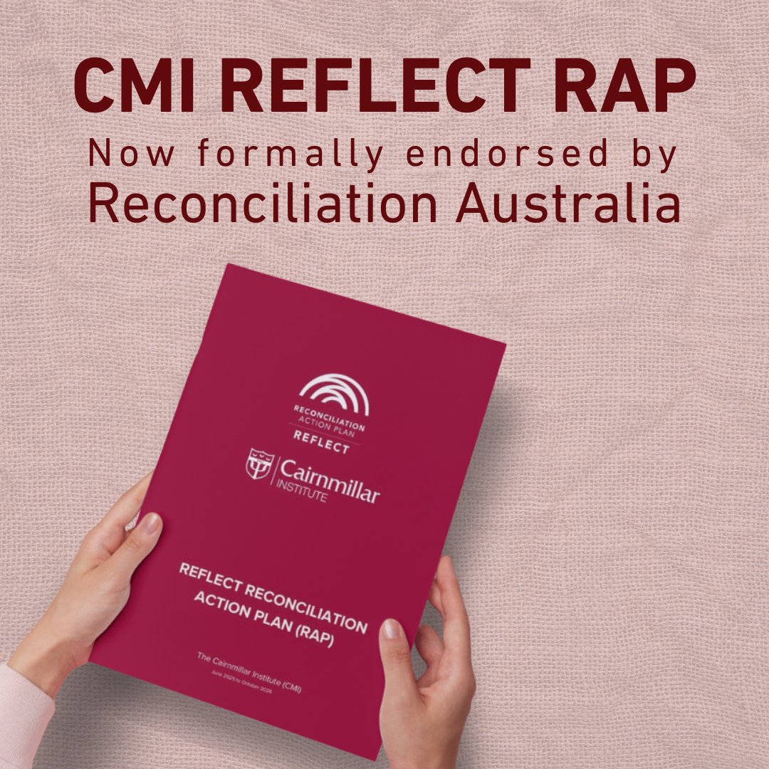 CMI's CEO &amp; Provost announces that CMI's first Reflect Reconciliation Action Plan (RAP) has been formally endorsed by Reconciliation Australia!
 
Read CMI's Reflect RAP here: ow.ly/4JRj50WwuOF
