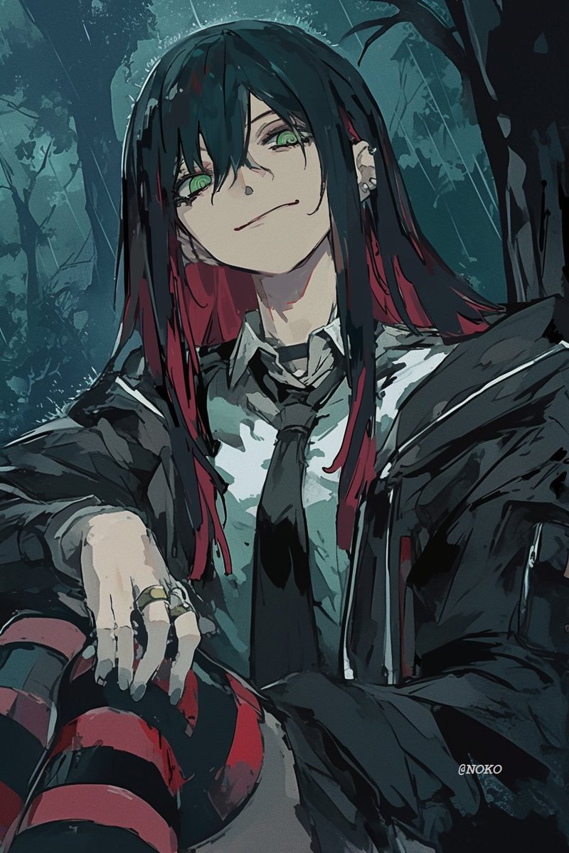 NO_KO09's tweet photo. GM 😈☕️
#originalcharacter #aiart #animeoc #characterdesign #subject02 https://t.co/PtISLEZKWT