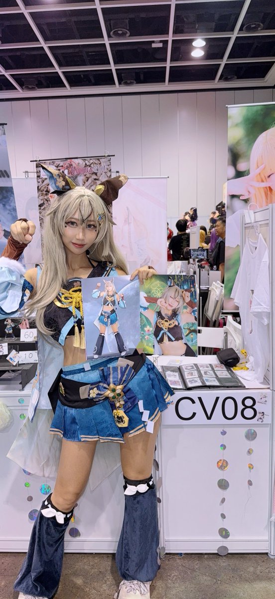 ❤️Final Day of ACGHK2025!
Today I’m cosplaying as Kirara from Genshin Impact! 🐾✨　It’s the last chance to visit my booth【CV08】— come say hi and let’s make some memories together!

🎉今天是 ACGHK2025 的最終日！