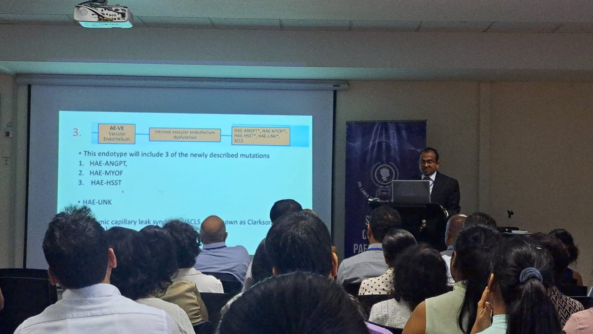 🎓Two inspiring minds, one vital mission. Our very own Prof. Neelika Malavige and Prof. Chandima Jeewandara shared expert insight on Angioedema and Food Allergy during the Whistle-Stop Tour of Allergy held at the Faculty of Medicine, University of Colombo on Sunday.