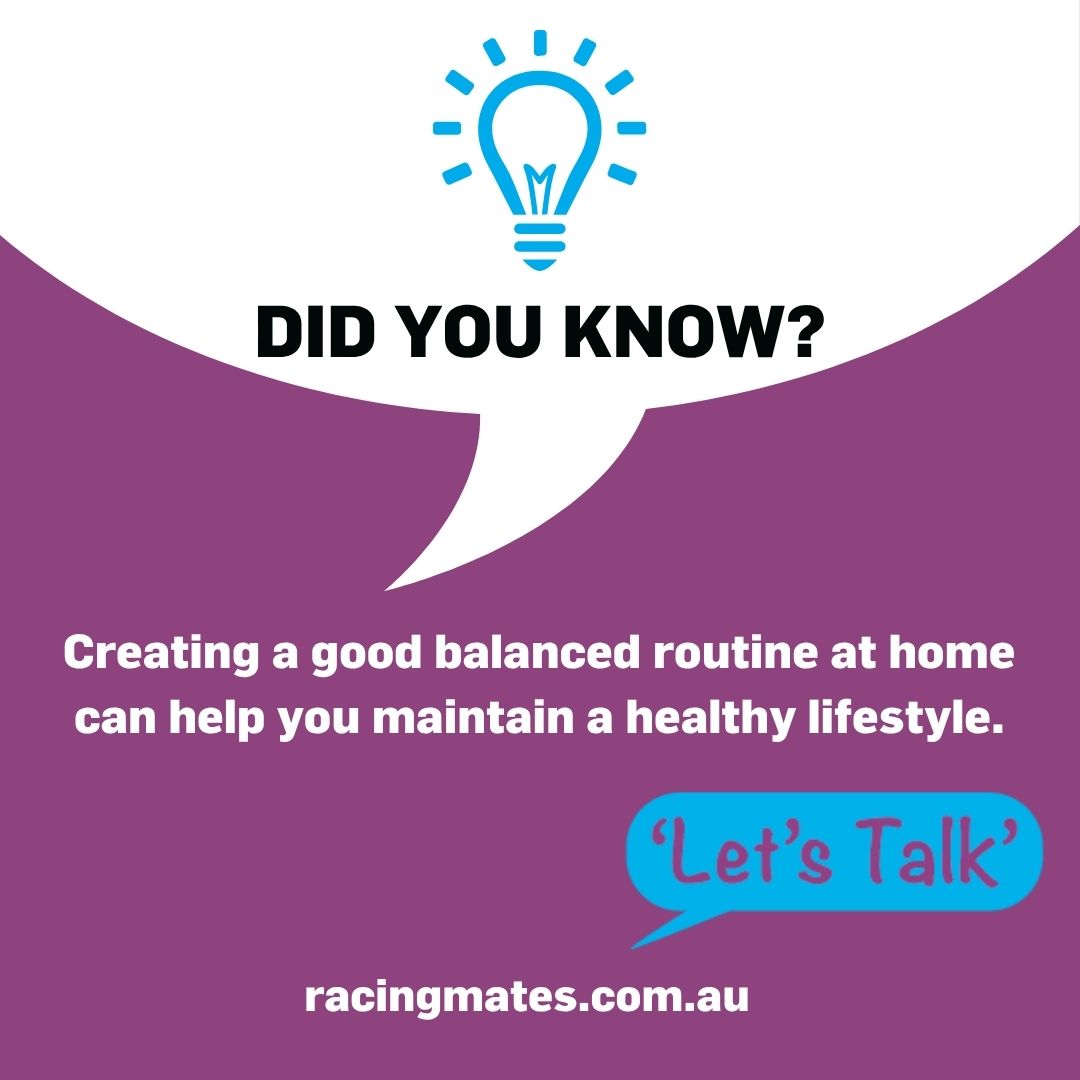 Maintaining a healthy lifestyle plays a part in mental wellness.
Factoring proper diet, sleep and exercise into your day can aid your wellness significantly.
Talk to your Doctor or medical professionals for further advice.
#RacingMates #PeerSupport #RacingIndustry