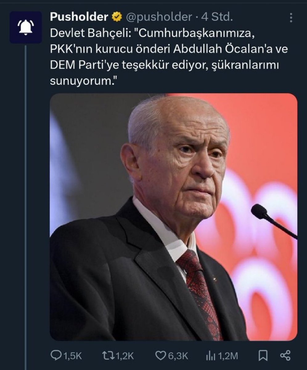 KaranliginKizi7's tweet photo. "TERÖRSÜZ TÜRKİYE" #YALANI
TIPKI "15 TEMMUZ TİYATROSU" GİBİ #YALAN
#İKTİDARDA KALABİLMEK ve #YARGILANMAMAK İÇİN
DEM ve APO PKK KCK ya #AKP ve #MHP MUHTAÇLAR..
BU #ACİZLİĞİ BİLEN #DEM #APO #PKK #KCK TOP GİBİ #AKP İle #OYNUYOR
2025 #HÜKÜMET DEĞİŞECEK😊
HEPSİ
#YARGILANACAKLAR😊 https://t.co/1IlDVgEdXv