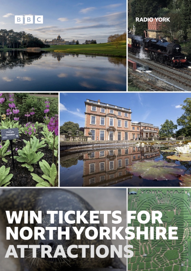 BBCYork's tweet image. Win tickets to some of North Yorkshire’s top attractions 🙌
Win tickets for York Dungeon with @spanswicktweets from 6am and York Maze with @JoanitaMusisi from 10am 📻
T&C’s here: bbc.co.uk/radioyork