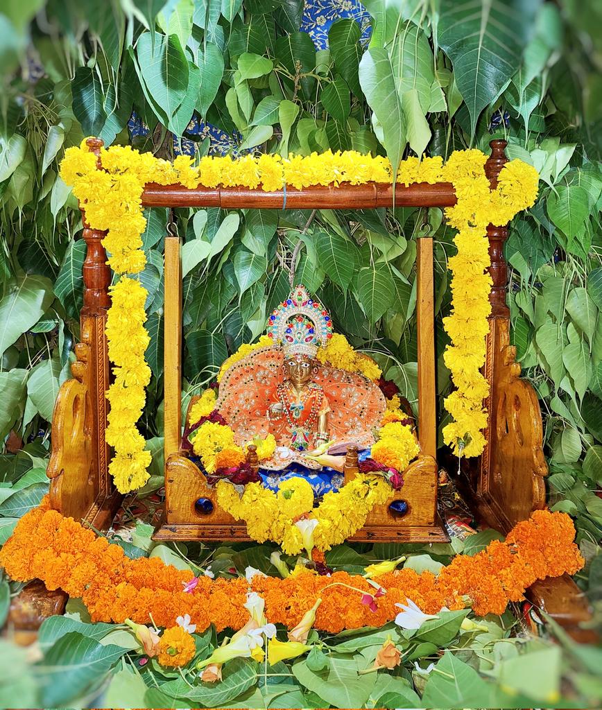 श्री भालका तीर्थ (कृष्ण धाम), प्रभासक्षेत्र - गुजरात (सौराष्ट्र),
दिनांकः 29 जूलाई 2025,श्रावण शुक्ल पंचमी - मंगलवार
हिंडोला दर्शन
07254445

श्री कृष्ण के अंतिम लीला स्थान भालका तीर्थ