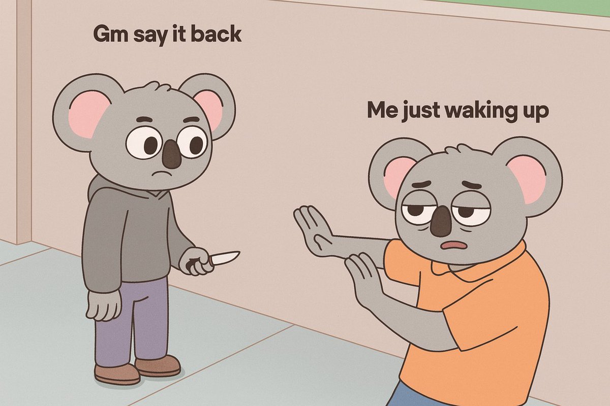 Gud mornin fren, say it back.