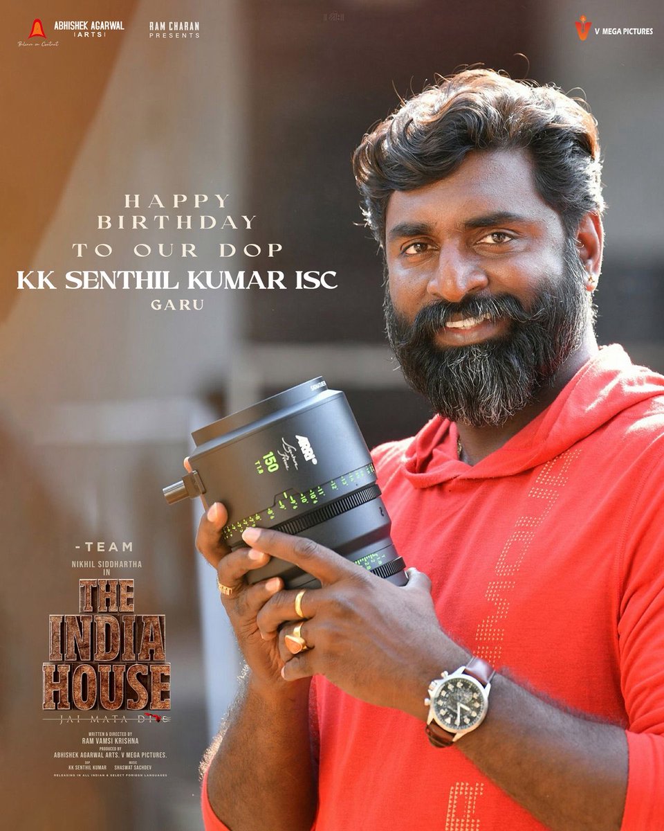 Tollywood Box Office (@tolly_boxoffice) on Twitter photo We witnessed some epic cinemas through his lens🎥
Wishing <a href="/DOPSenthilKumar/">KK Senthil Kumar ISC</a> a very happy birthday 🎂
#TheIndiaHouse <a href="/actor_Nikhil/">Nikhil Siddhartha</a> We witnessed some epic cinemas through his lens🎥
Wishing <a href="/DOPSenthilKumar/">KK Senthil Kumar ISC</a> a very happy birthday 🎂
#TheIndiaHouse <a href="/actor_Nikhil/">Nikhil Siddhartha</a>