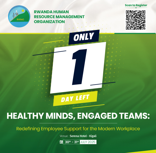🚨Only 1 Day Left

We’re just one sleep away from transforming how organizations support their people!

🔗 Register NOW before doors close: forms.gle/8M6LVr9VmbJ7Sm…

Why should you be there?
👉🏽 Read the full Workshop Concept Note: online.fliphtml5.com/kedpm/futt/#p=2

#RHRMO #HealthyWorkplaces