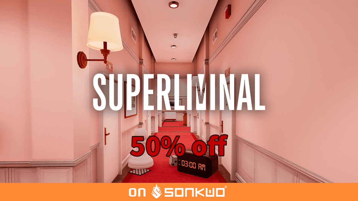 Superliminal, 50% off at #Sonkwo
sonkwo.hk/sku/29310
Perception is reality. In this mind-bending first-person puzzler, you escape a surreal dream world through solving impossible puzzles using the ambiguity of depth and perspective.