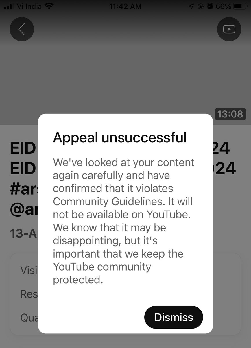AbidaSheikh8's tweet photo. @TeamYouTube @YouTubeInsider 
These are clips from my Eid celebration vlog. watch this video carefully and tell me — what exactly is being done wrong with the child in this content that led you to delete it under the kids policy violation? https://t.co/04TCfI3AvG
