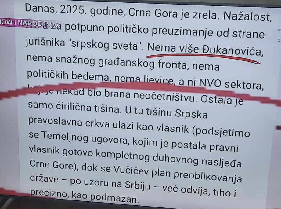 Od jutros sam glavna tema na Vučićevoj pinkovskoj trovačnici sa Sarapom. Što je potpuno OK. Samo se potrudite da makar pronađete adekvatan izvor teksta. Dakle nije “Pobjeda”, nego “Slobodna Dalmacija”. 

P. S. 
Kad vas ovi pljuju znajte da ste na pravoj strani!