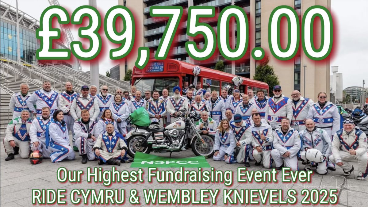 ⓇⒾⒹⒺ CYMRU MCC and the Evel Knievels charity event (@ridecymru) on Twitter photo It’s official! Our best ever event!
The 2025 RIDE Cymru & <a href="/evelknievel/">Evel Knievel</a> 50th <a href="/wembleystadium/">Wembley Stadium</a> It’s official! Our best ever event!
The 2025 RIDE Cymru & <a href="/evelknievel/">Evel Knievel</a> 50th <a href="/wembleystadium/">Wembley Stadium</a>