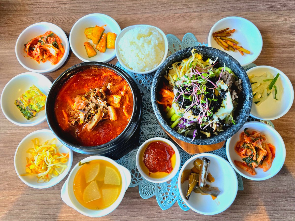 Tasty Korean Food in Edge Lounge, Ulaanbaatar, Mongolia.