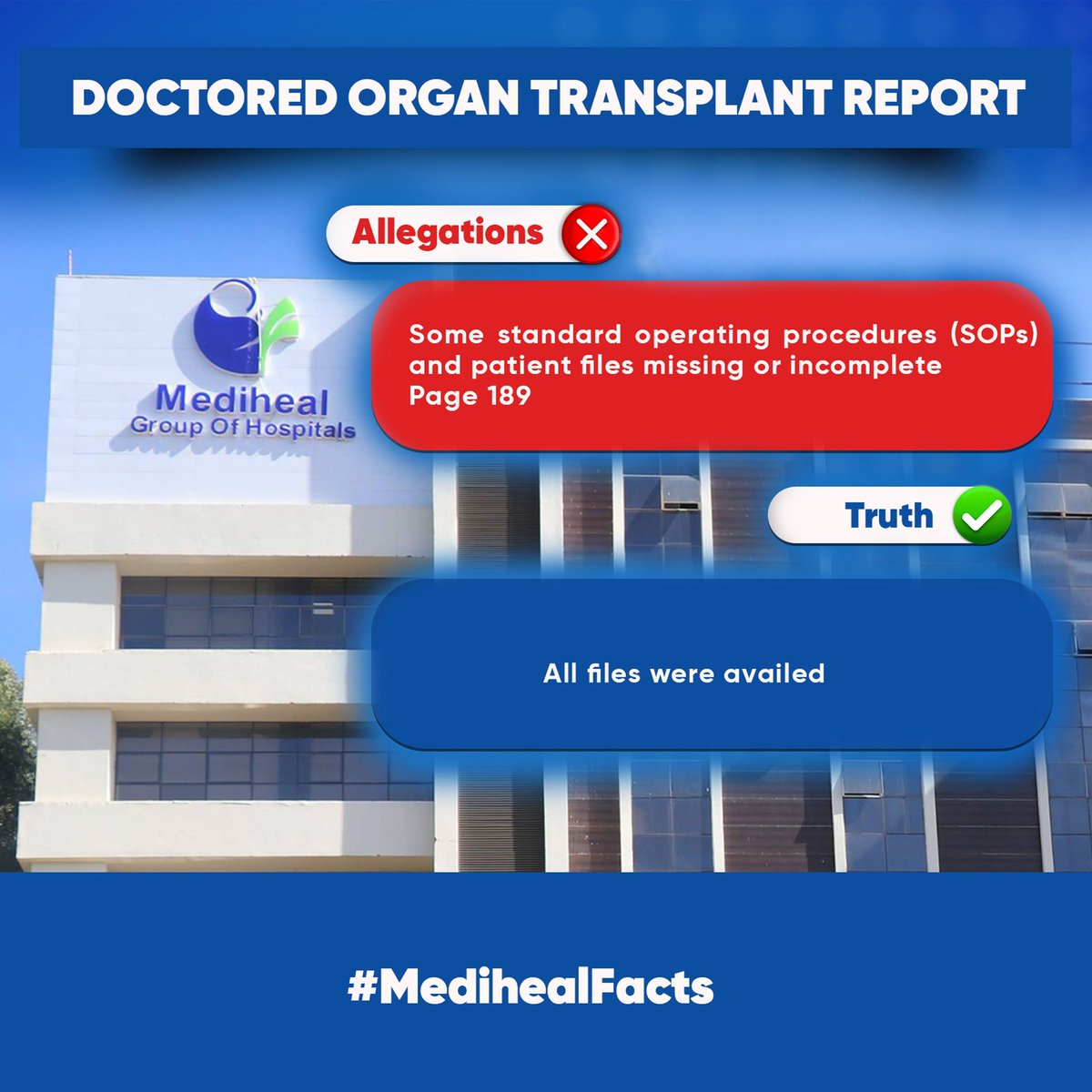 ChelseaBoy254_'s tweet image. The committee didn’t seek the truth—it followed instructions. But Mishra TransformsLives, and his work speaks louder than any smear. The Doctored MoH Report may fool some, but not those who’ve seen the #MedihealFacts.