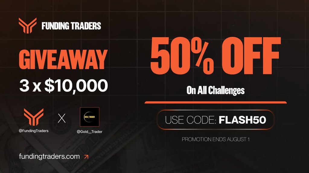 Rules:- 10X3 Account 

1. Follow 
<a href="/Gold__Trader/">Gold Trader</a> 
@FundingFutures
<a href="/fundingtraders/">FundingTraders</a> 
<a href="/StanFXTrading/">Stan FundingTraders.com</a>
@davidkrtinic

2. Like and Retweet

3. Tag 3 friends

4. Repost pinned @FundingTraders

5.Also Follow 
<a href="/Abubakariguri/">Guri~FX</a> <a href="/Bin__nas/">Salman</a> <a href="/GhuudExample/">CGE_🌱</a> 

PICKING BY TWITTER PICKER