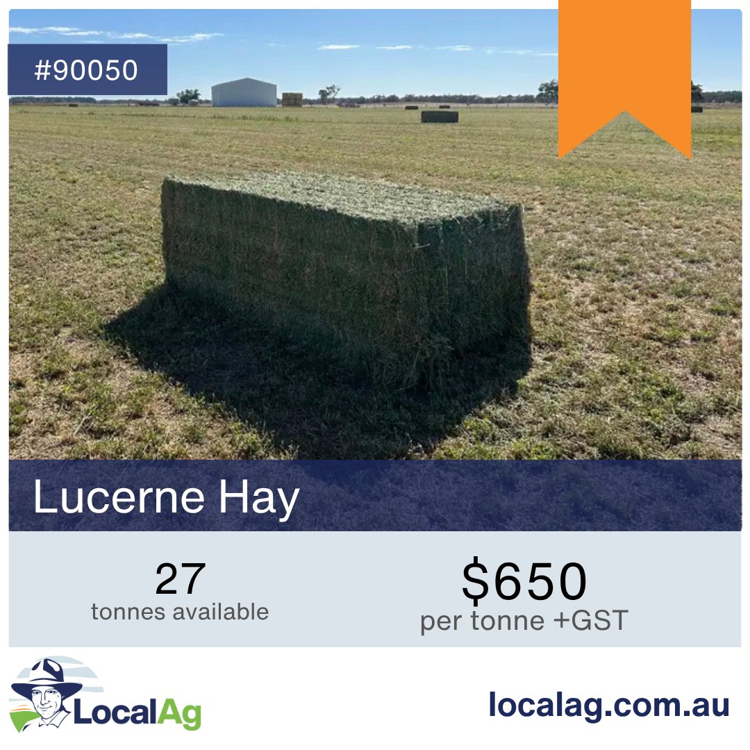 🏷️ Check out the latest listings from across Australia. Machinery, hay and more are hitting the marketplace daily.

Got something to sell? List it for free on LocalAg and connect with verified buyers nationwide.