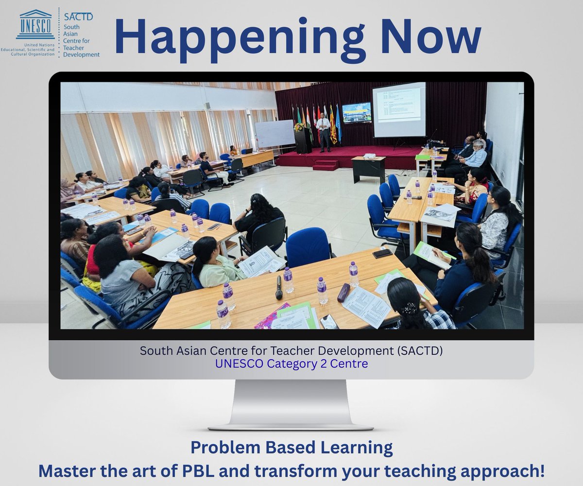 SACTD_LK's tweet image. Happening Now at SACTD UNESCO Centre, Meepe – Padukka!
Day 1 of our 2-Day Problem-Based Learning Workshop is underway
Led by Professor Lakshman Samaranayake, participants are exploring innovative strategies to transform teaching through PBL.
#sactd #UNESCO #problembasedlearning