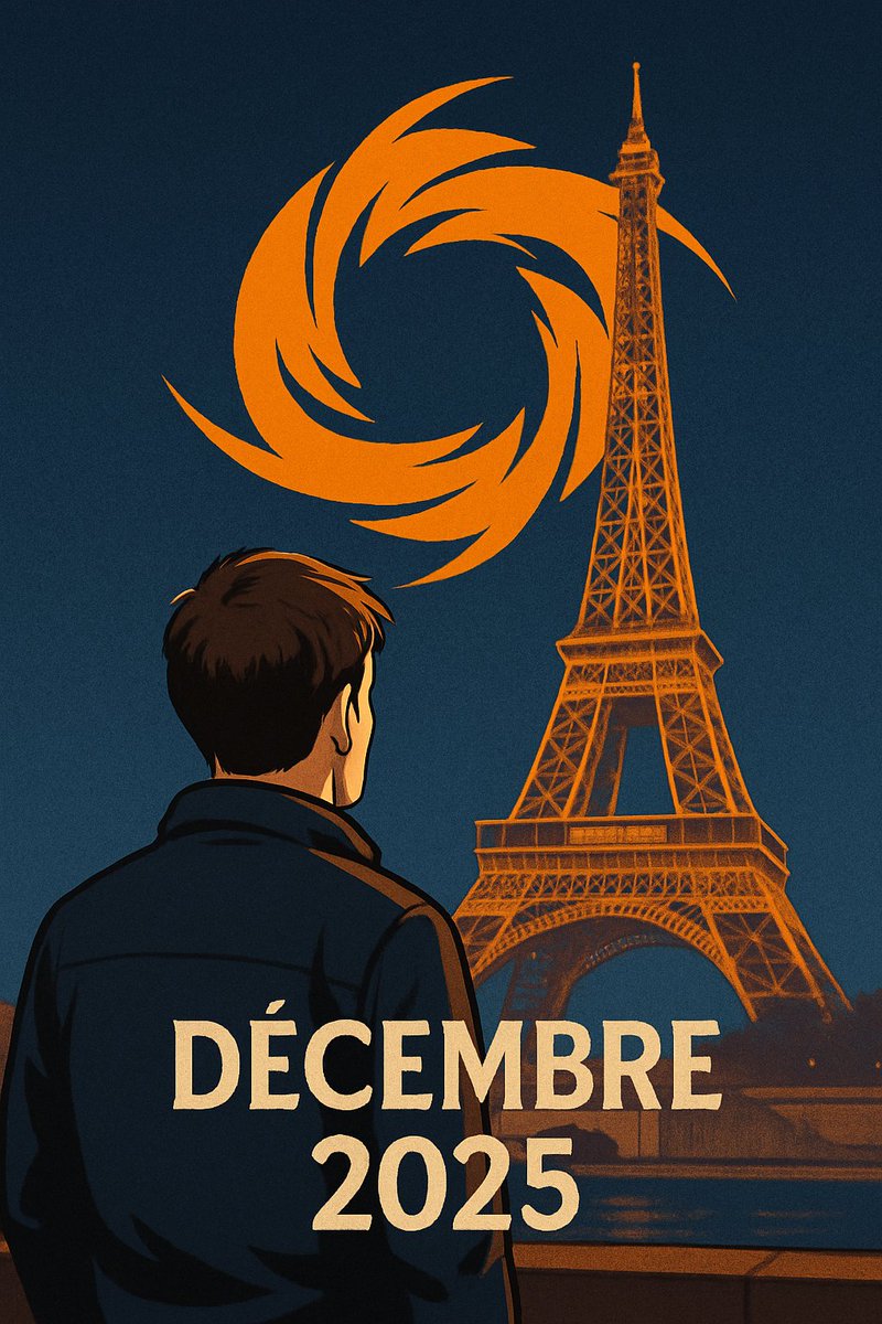 Papykawa's tweet image. La Première grande échéance, sera sur Paris en décembre 2025.